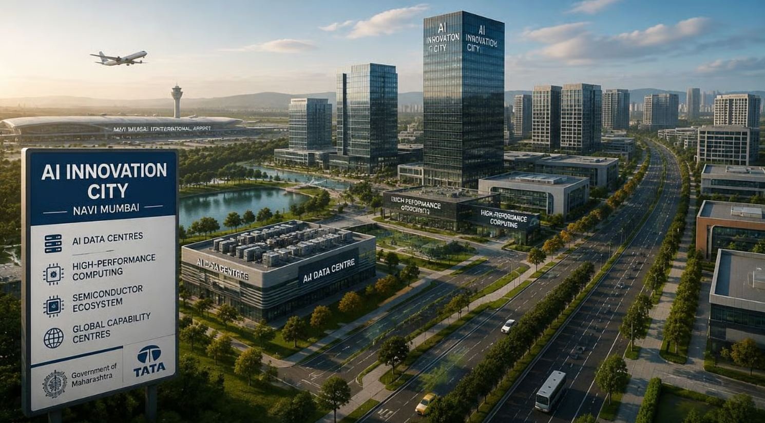 Maharashtra, Tata Group Prepare Time-Bound Roadmap for $11 Billion AI Innovation City Near Navi Mumbai Airport